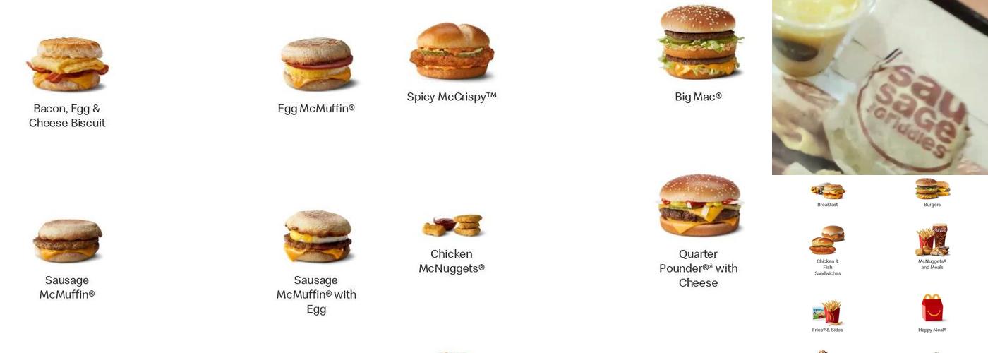McDonald's Menu