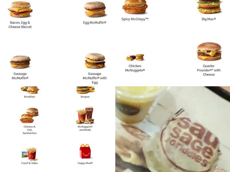 McDonald's Menu