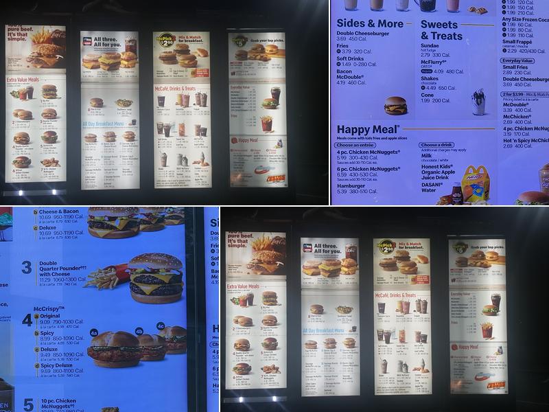 McDonald's Menu