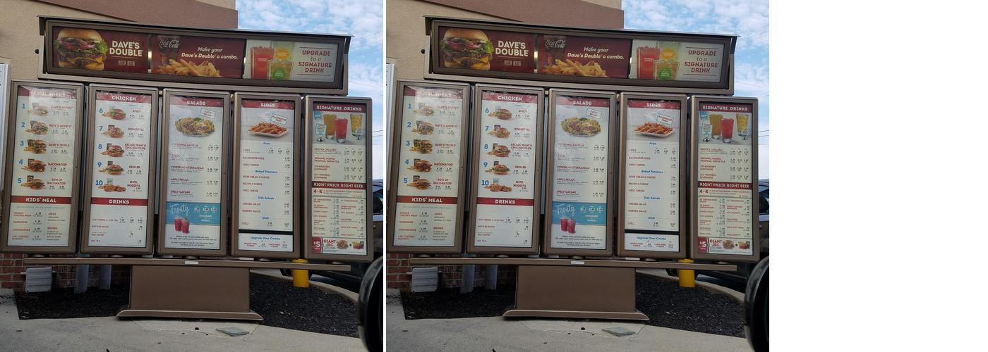 Wendy's Menu