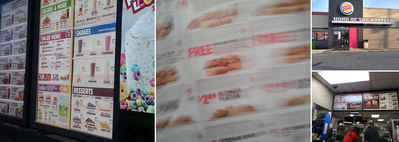 Burger King Menu