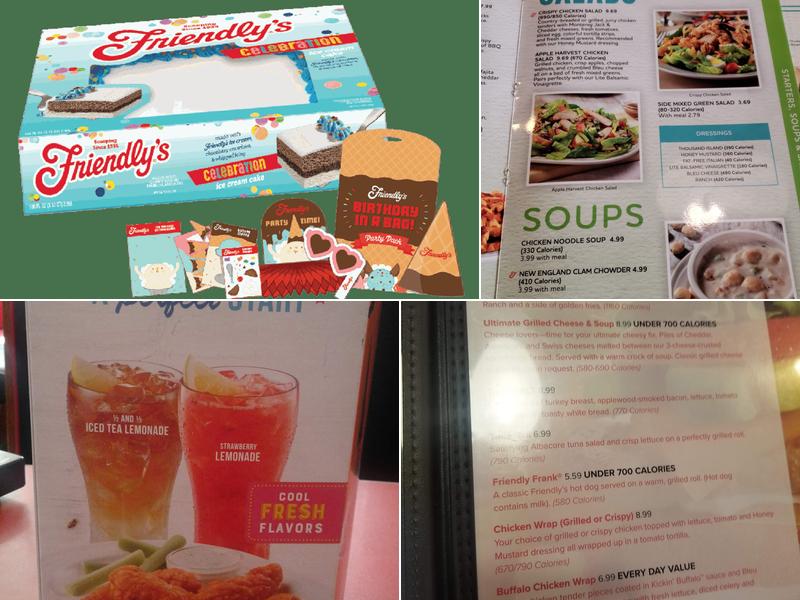 Friendly's Menu