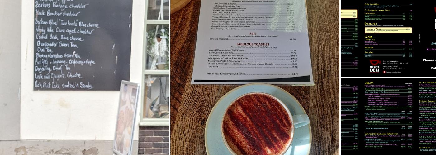 Deyns Deli Menu