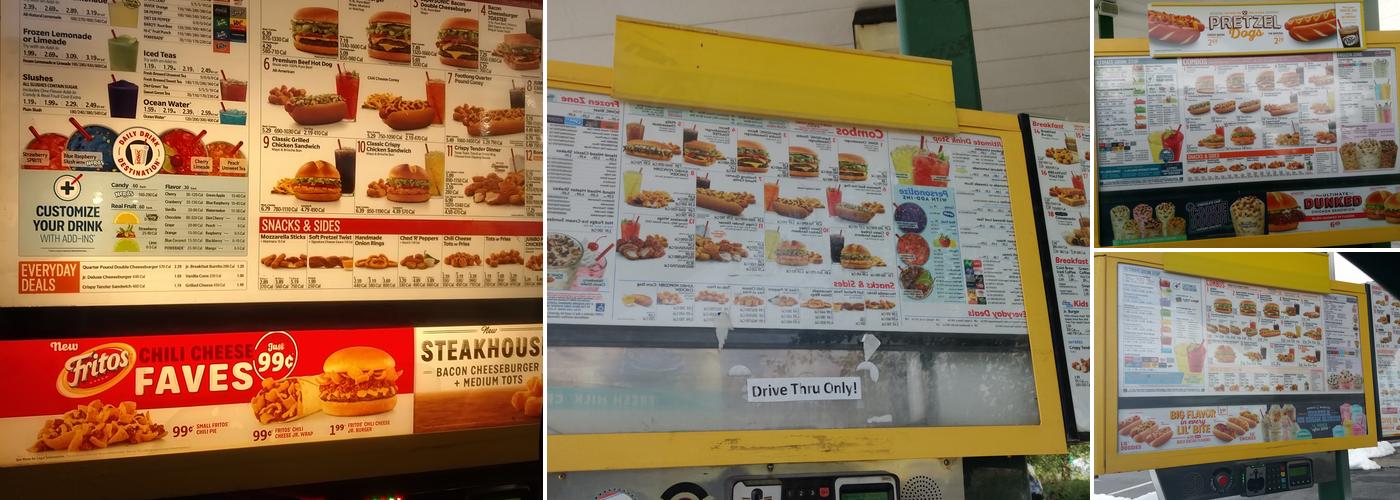 Sonic Drive-In Menu