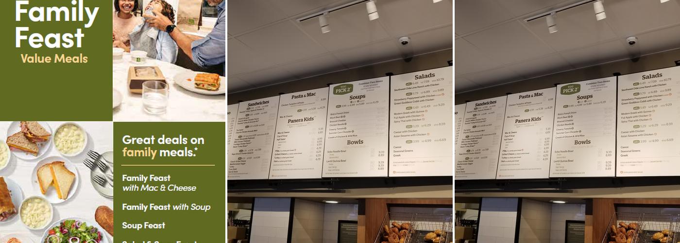 Panera Bread Menu