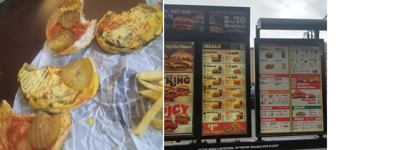 Burger King Menu