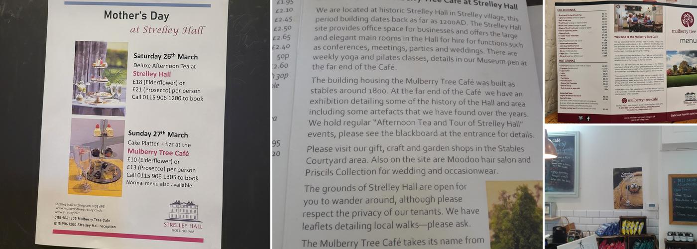 Mulberry Tree Cafe Menu