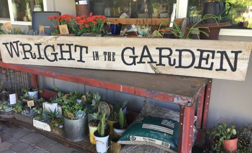 Wright in the garden