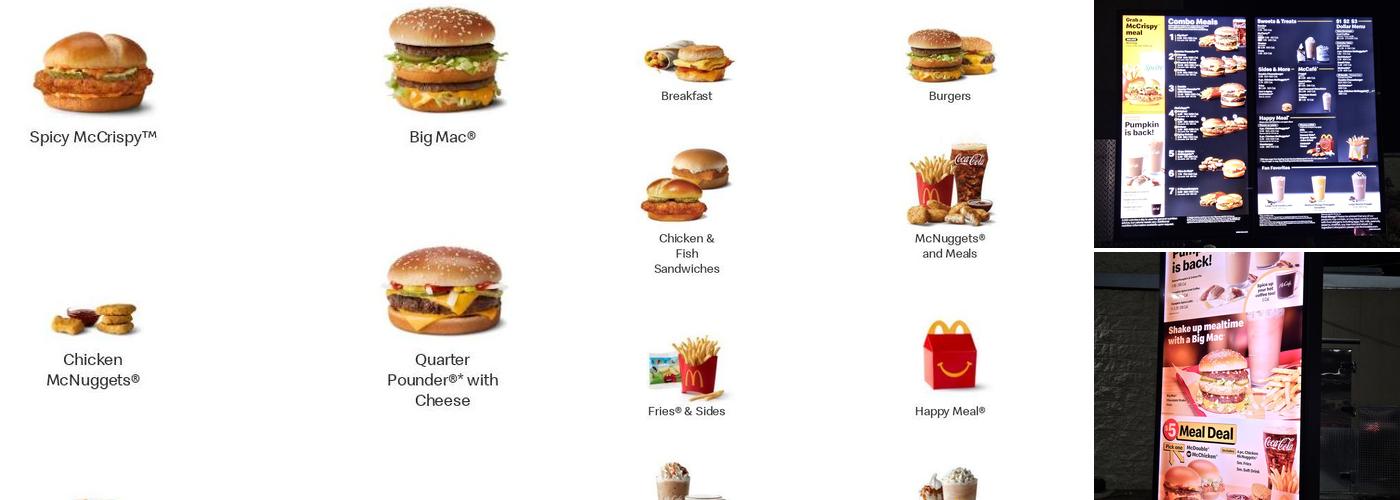 McDonald's Menu