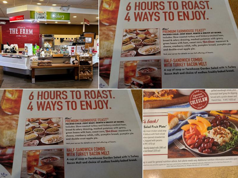 Bob Evans Menu