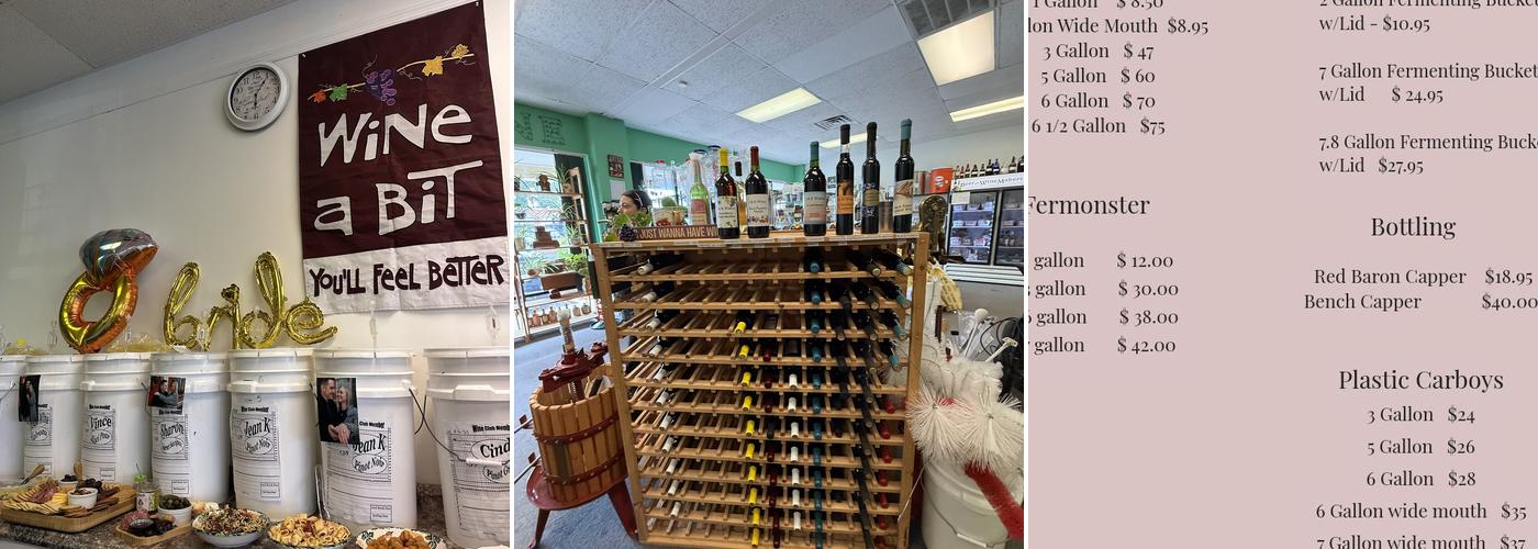 Beer & Winemaker's Pantry Menu