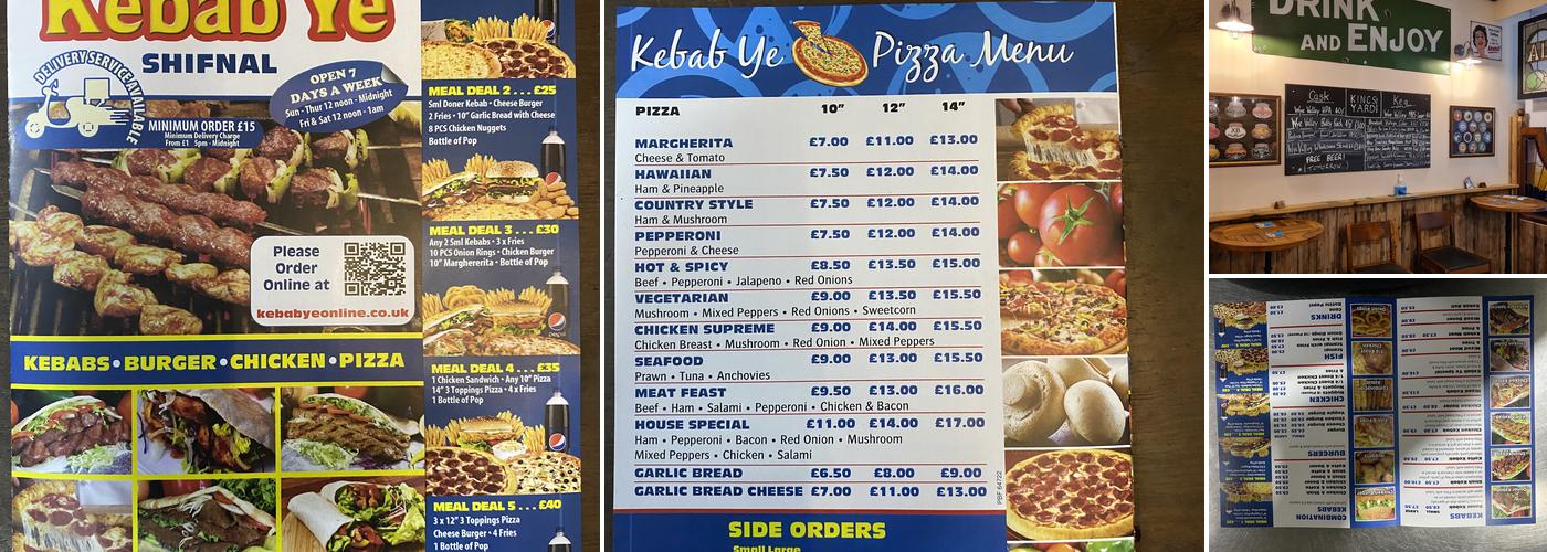 The Kings Yard Micropub Menu