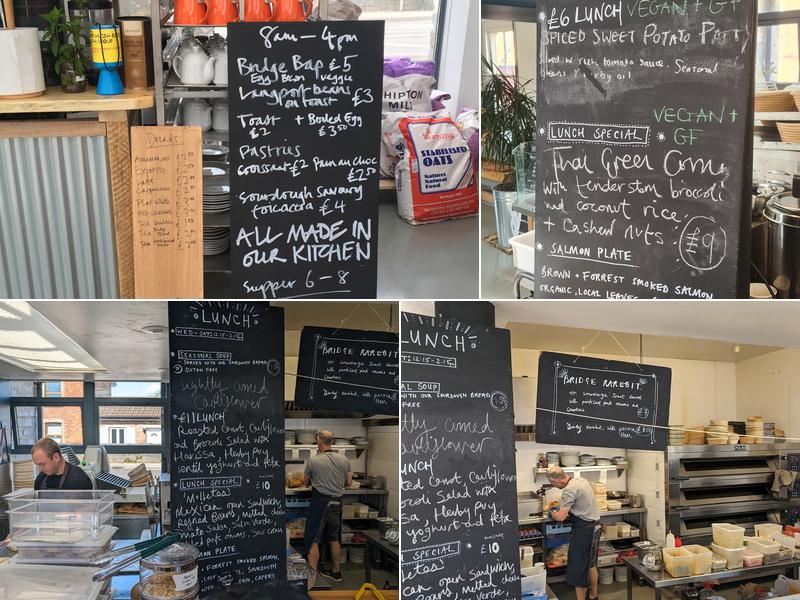 The Bridge Bakery and Canteen Langport Menu
