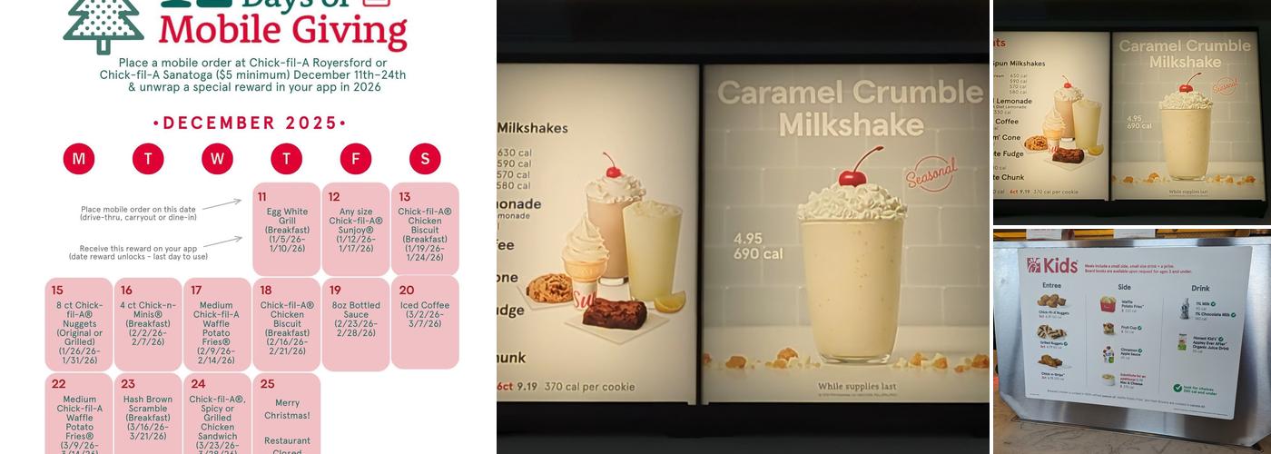 Chick-fil-A Menu