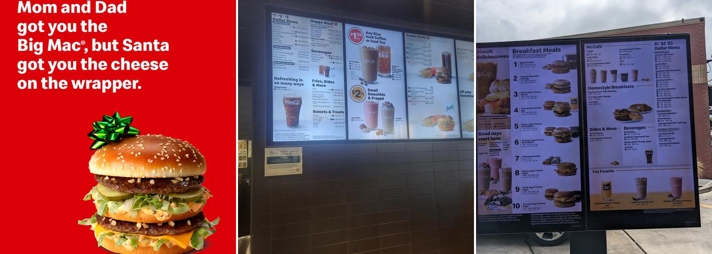 McDonald's Menu