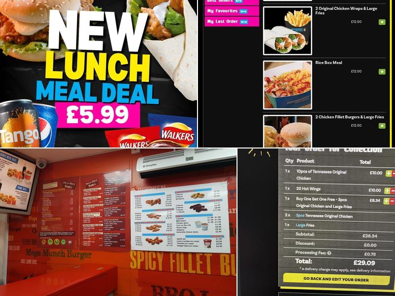 Tennessee Chicken (Gorse Hill) Menu