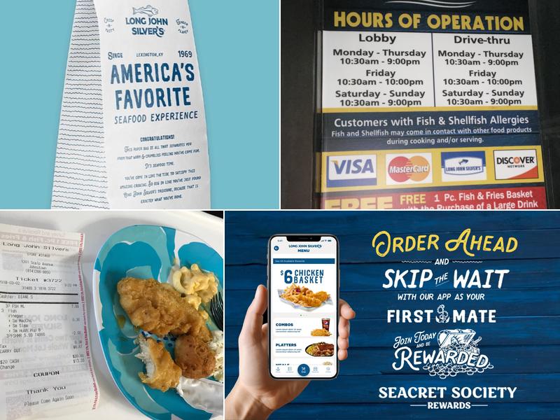 Long John Silver's Menu