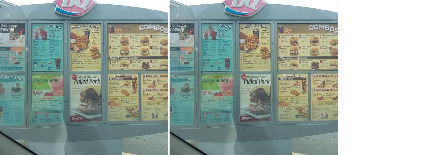 Dairy Queen Menu