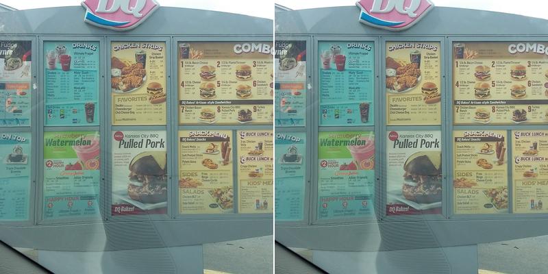 Dairy Queen Menu