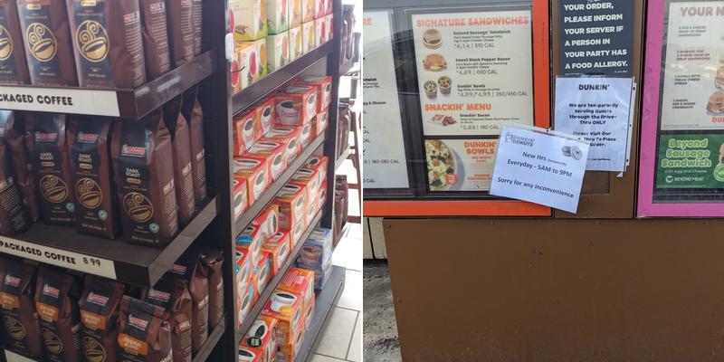 Dunkin' Menu