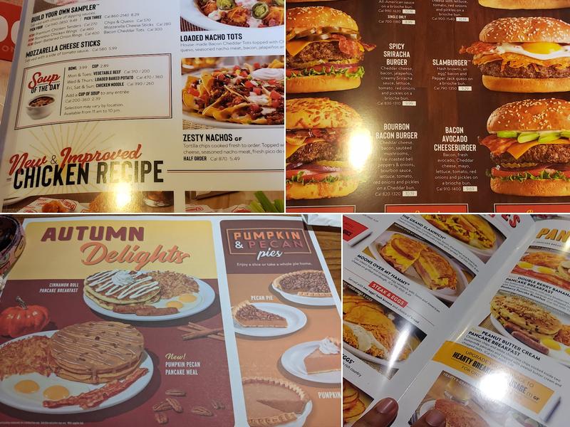 Denny's Menu