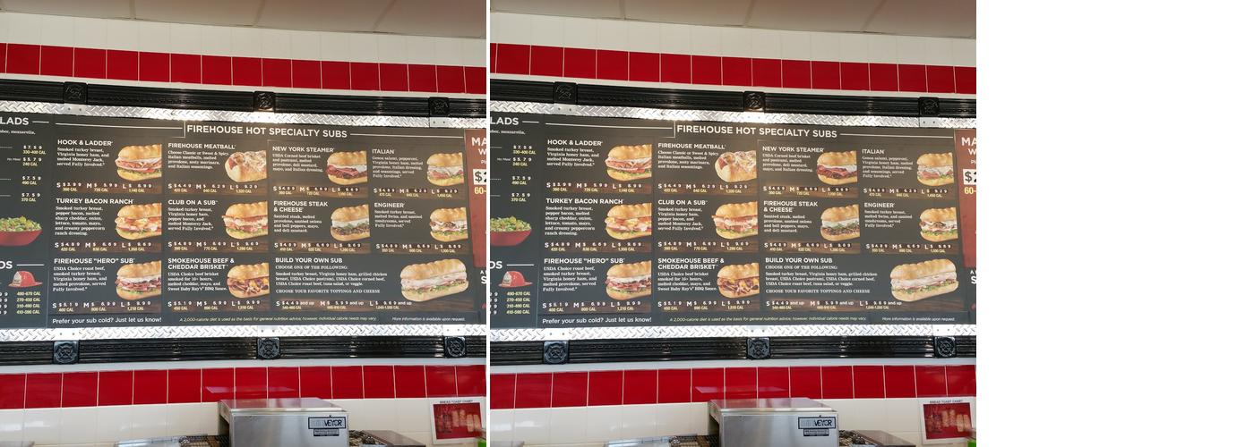 Firehouse Subs Johnstown Menu