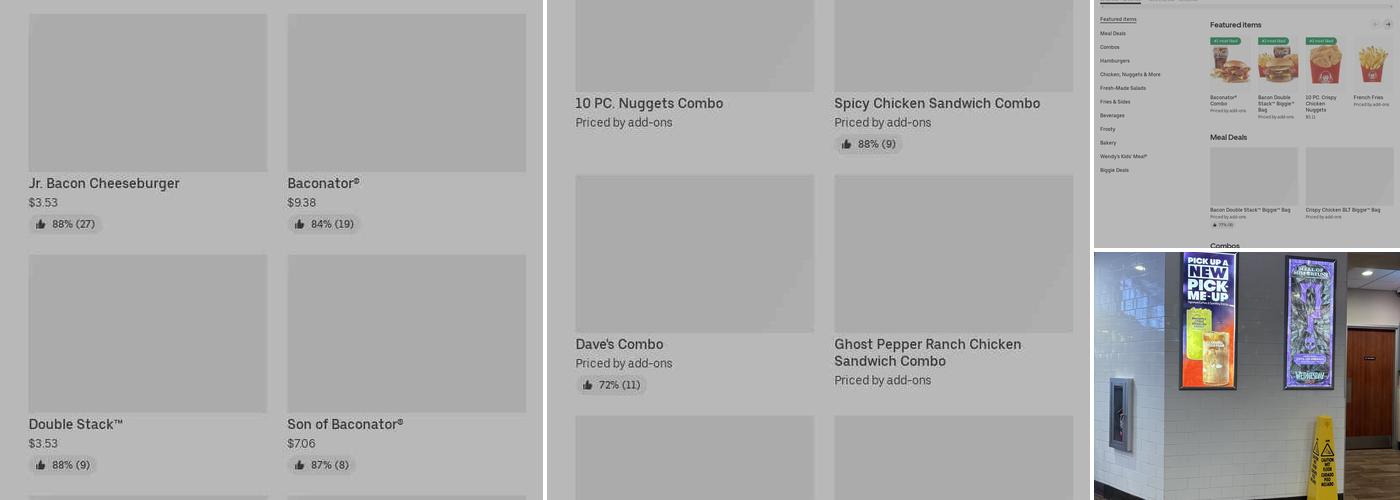 Wendy's Menu