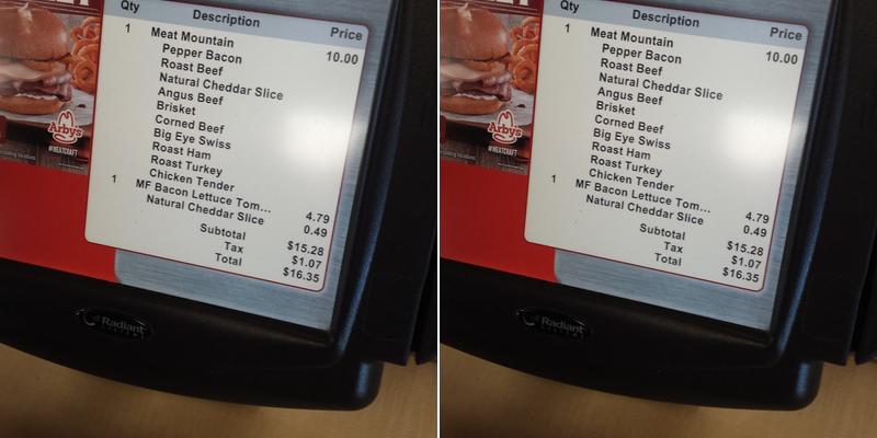 Arby's Menu