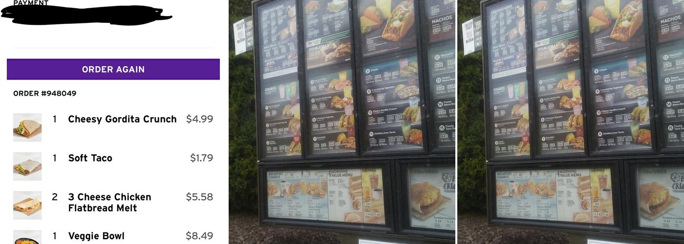 Taco Bell Menu