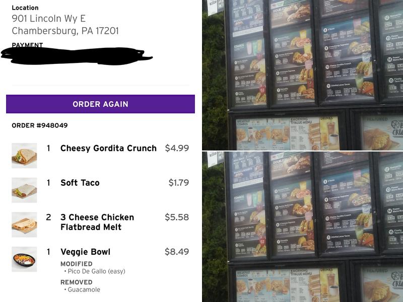 Taco Bell Menu