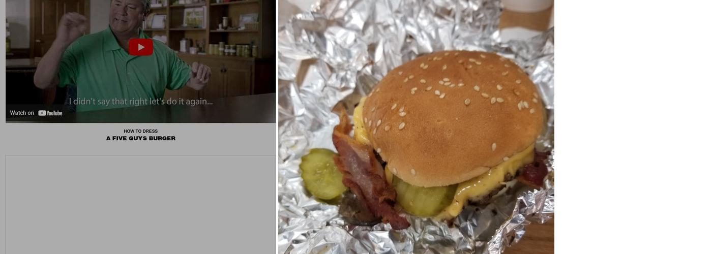 Five Guys Menu