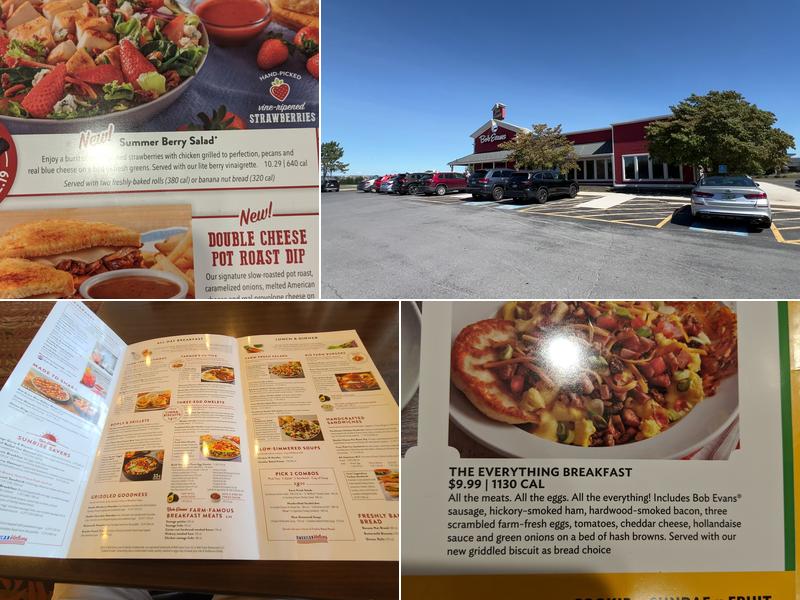 Bob Evans Menu