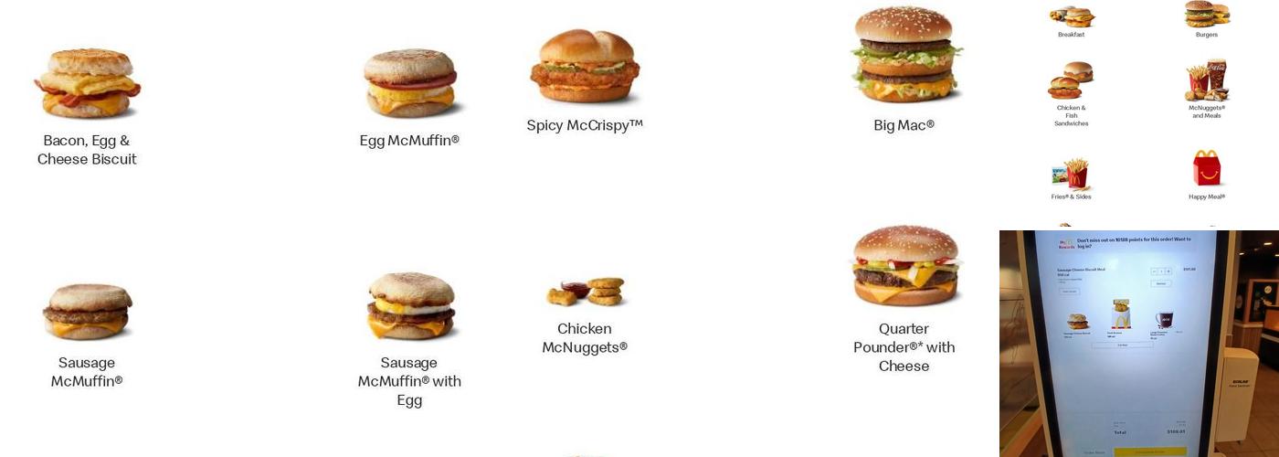 McDonald's Menu