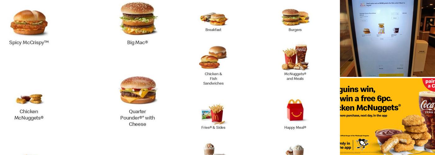McDonald's Menu