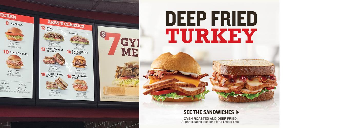 Arby's Menu