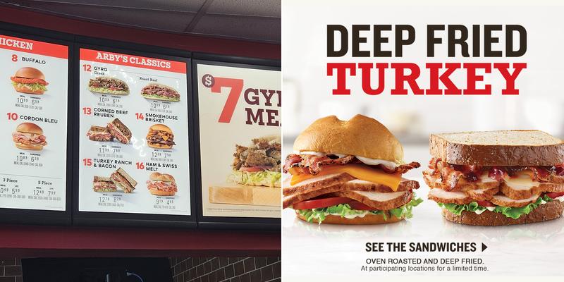 Arby's Menu