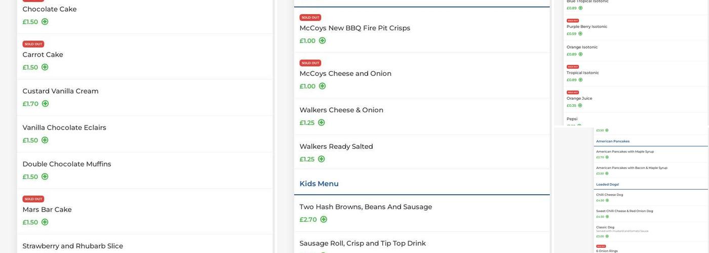 Baguette-Me-Not Ltd Menu