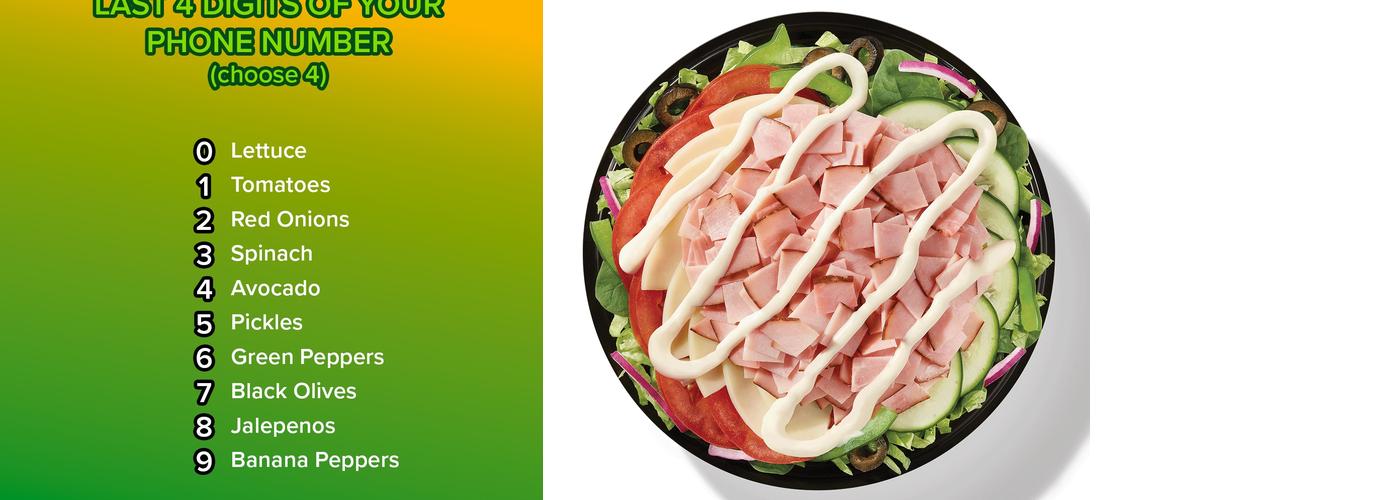 Subway Menu