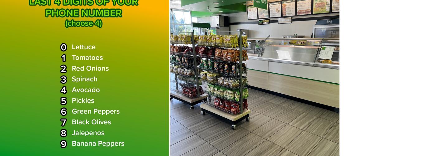 Subway Menu