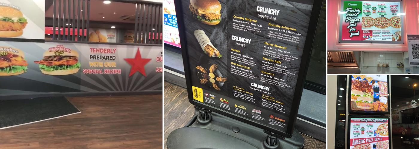 Great Tasting Chicken CHESTERS Menu