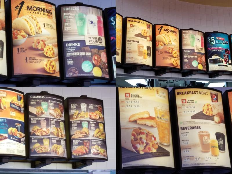 Taco Bell Menu