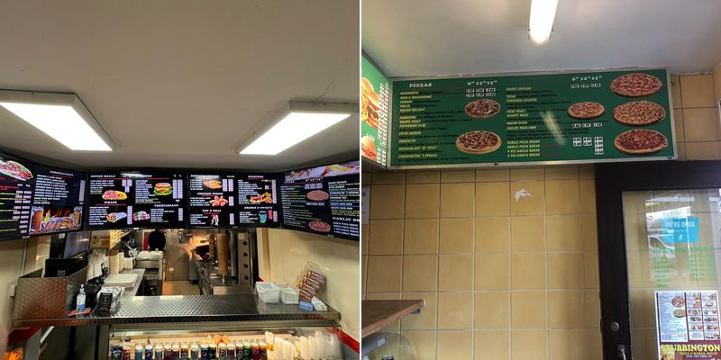 Stubbington Kebab House Menu