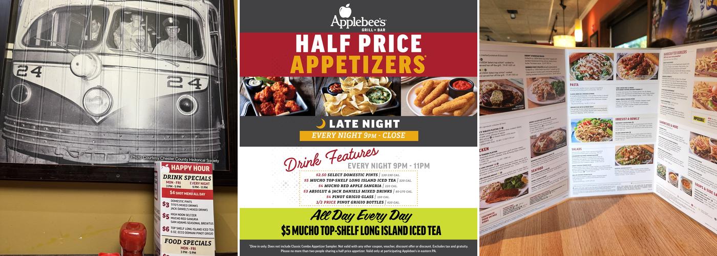 Applebee's Grill + Bar Menu