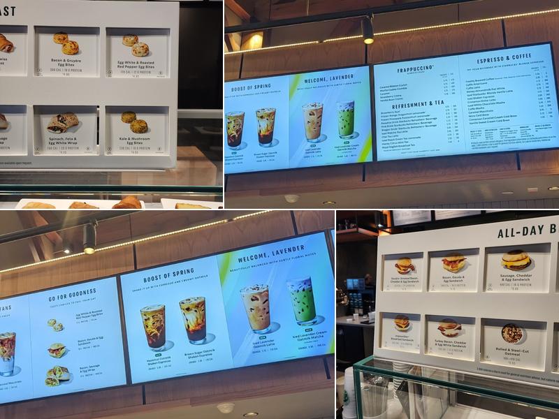 Starbucks Menu