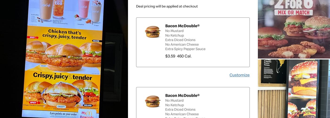 McDonald's Menu