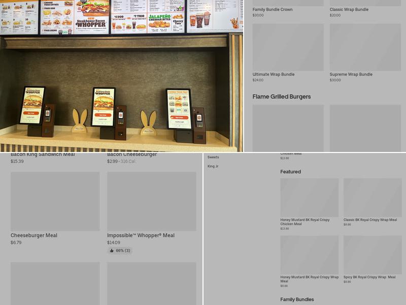 Burger King Menu