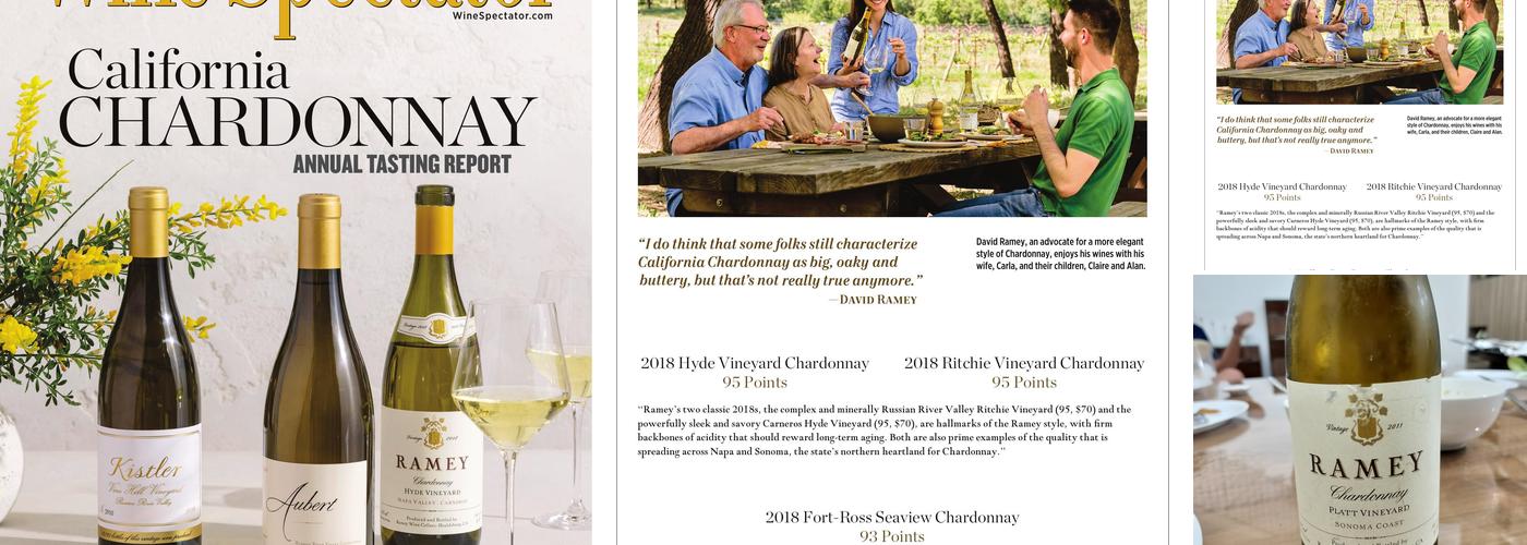 Ramey Wine Cellars Menu