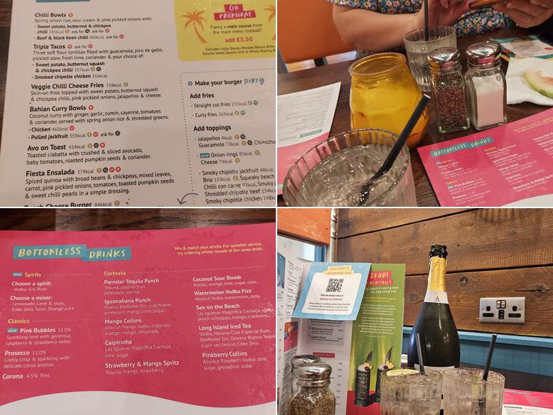 Las Iguanas - Southampton Menu
