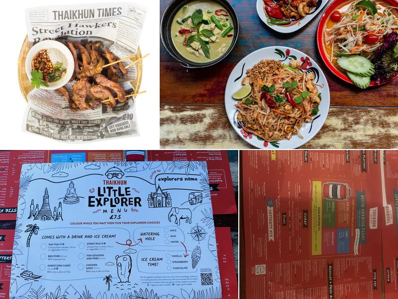 Thaikhun Menu