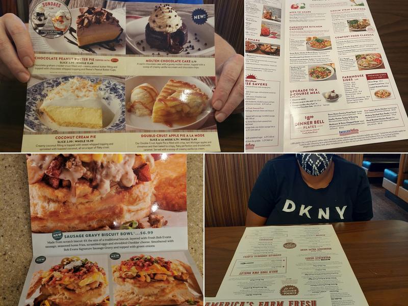 Bob Evans Menu